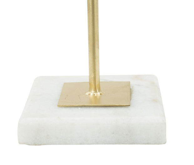 Mauro Ferretti Decoratiune metalica Glam Daisy Auriu, l24xA10xH37,5 cm