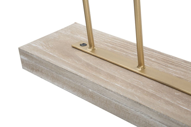 Decoratiune metalica, Long Leaf Auriu Antic, l47xA10xH57,5 cm (4)