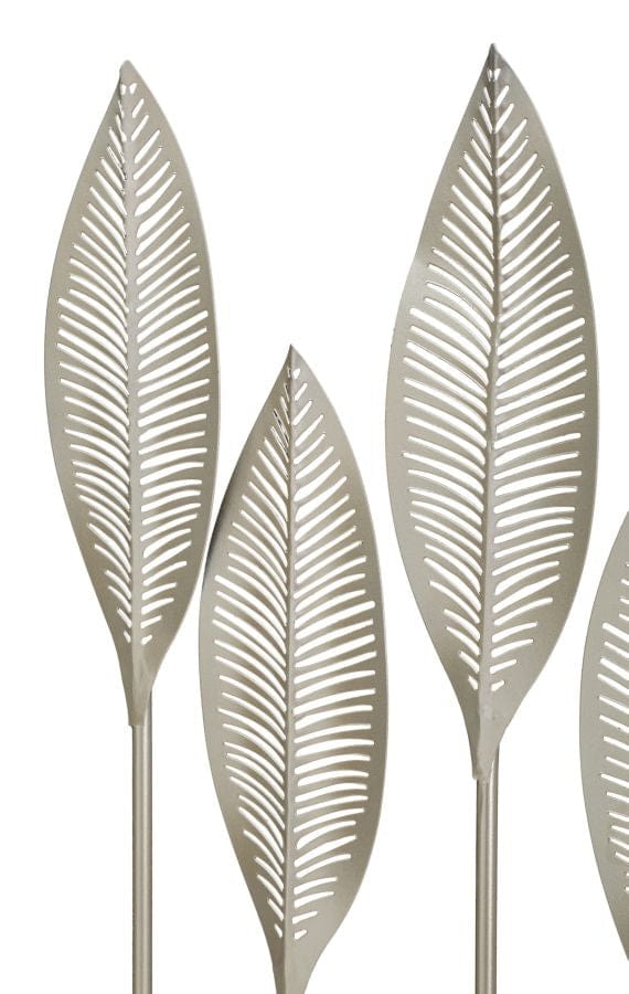 Mauro Ferretti Decoratiune metalica, Lovely Leaf Auriu, l47xA10xH52,5 cm