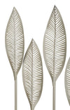 Mauro Ferretti Decoratiune metalica, Lovely Leaf Auriu, l47xA10xH52,5 cm