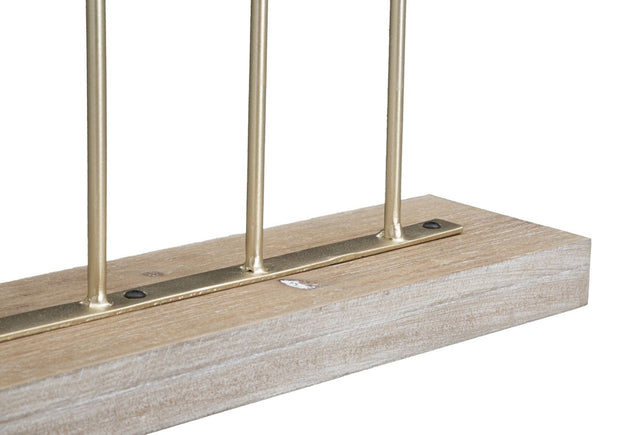 Mauro Ferretti Decoratiune metalica, Lovely Leaf Auriu, l47xA10xH52,5 cm