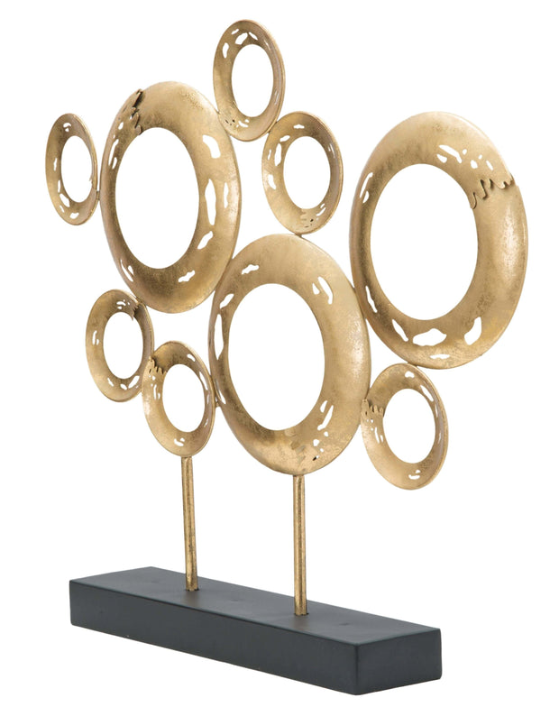 Mauro Ferretti Decoratiune metalica Sculptura A Auriu / Negru, l49xA7xH41 cm