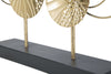 Decoratiune metalica Sculptura C Auriu / Negru, l56xA7xH43 cm (8)