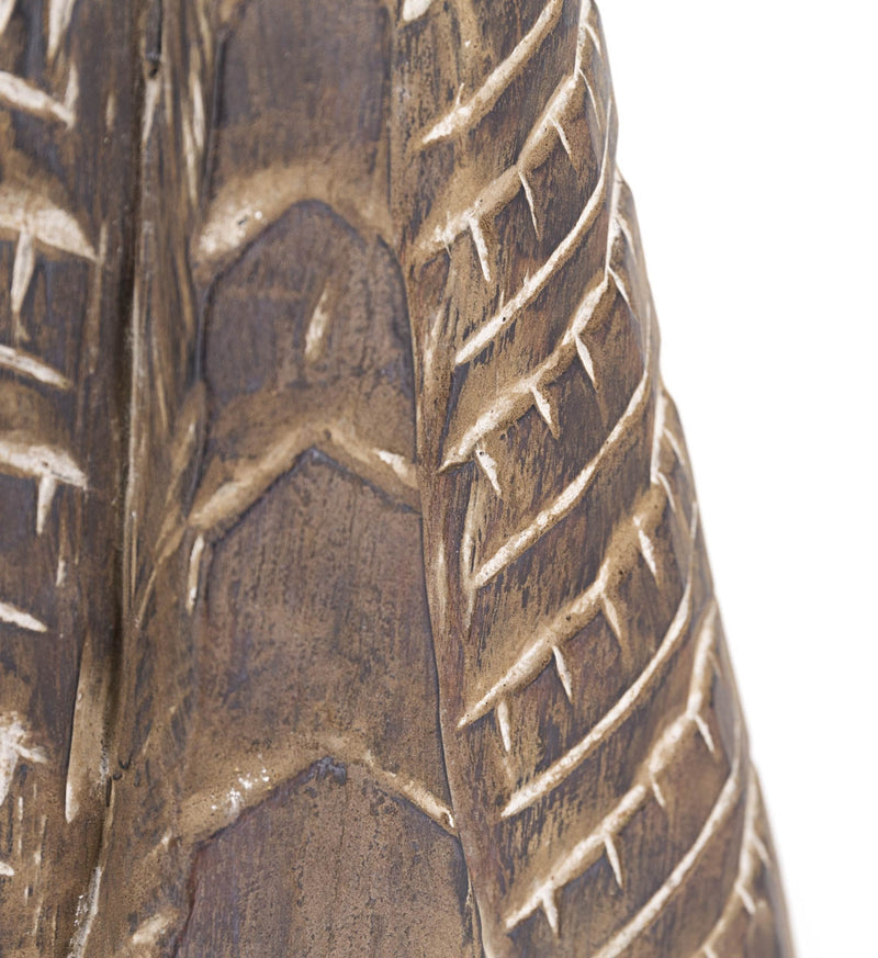 Decoratiune din lemn de tec Indigenous Natural, L35xl20xH125 cm (2)