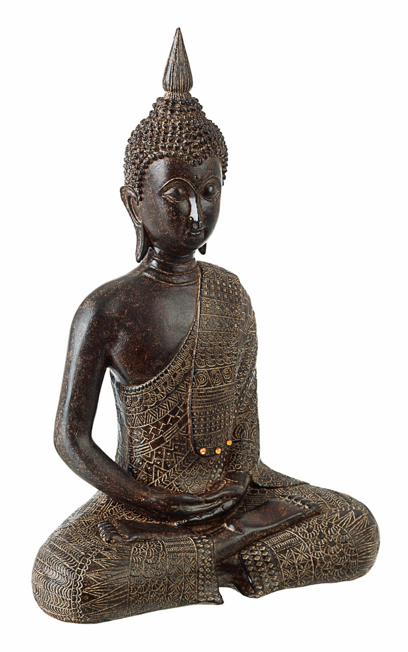 Decoratiune din polirasina Shiva Buddha Maro, l23xA13xH34 cm