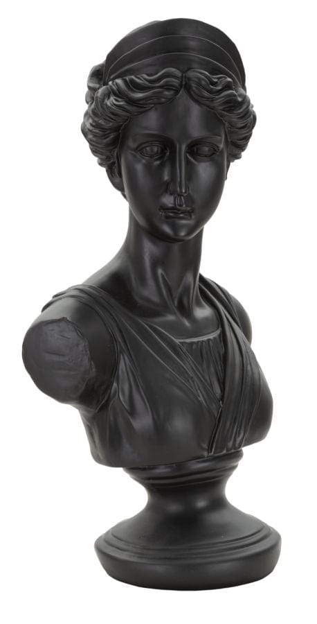 Decoratiune din rasina Roman Women Negru, L22xl16xH41 cm
