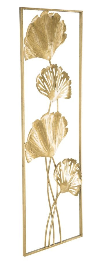 Decoratiune metalica de perete Iris-B Glam Auriu, l31xA3xH90 cm (3)