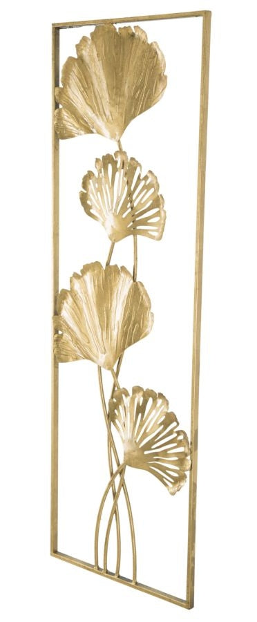 Decoratiune metalica de perete Iris-B Glam Auriu, l31xA3xH90 cm (2)