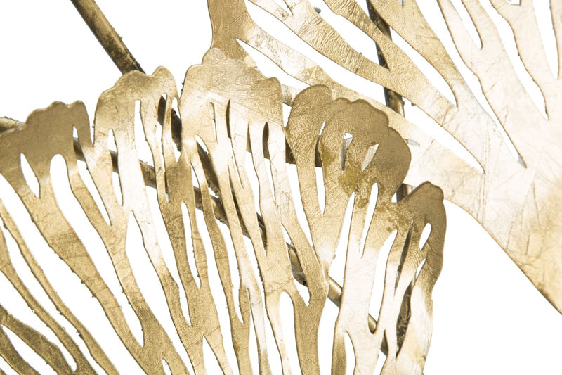 Decoratiune metalica de perete Iris Verticale Auriu, l78xA5,5xH101 cm (5)