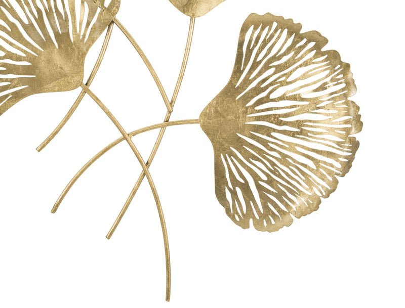 Decoratiune metalica de perete Iris Verticale Auriu, l78xA5,5xH101 cm (6)