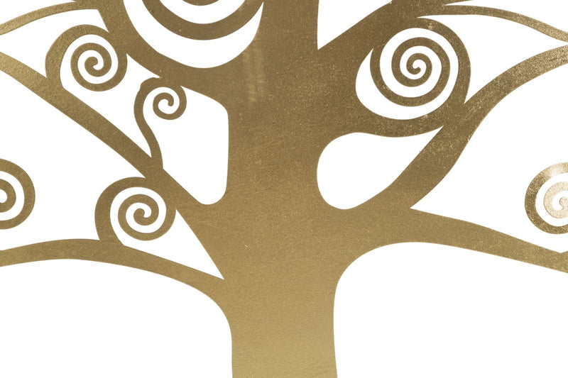 Decoratiune metalica de perete, Tree of Life Small Auriu, l90xA2,2xH90 cm (2)