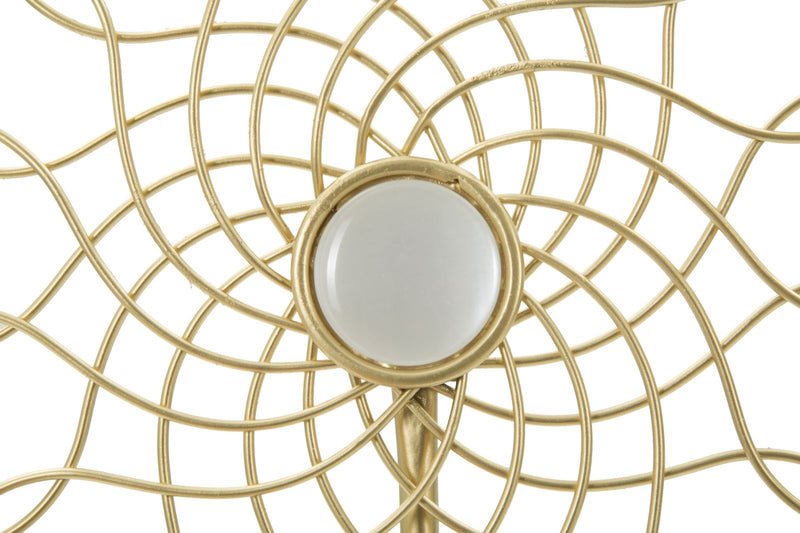 Decoratiune metalica Glam Ring Auriu, l25,5xA10xH39,5 cm (2)