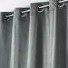 U10 Draperie Aquarelle Velvet Antracit, 135 x 240 cm