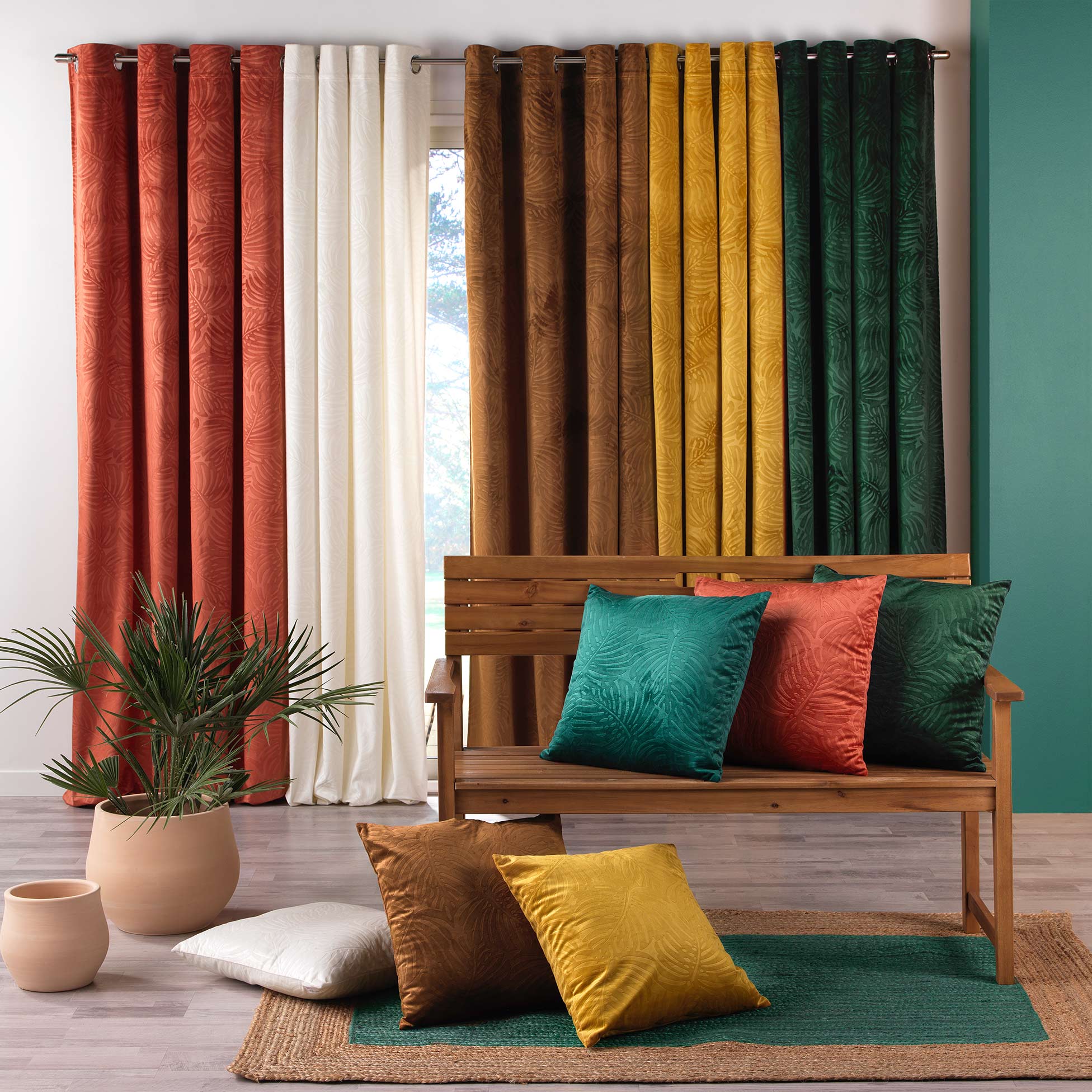 U10 Draperie Blackout Analia Camel, 140 x 240 cm