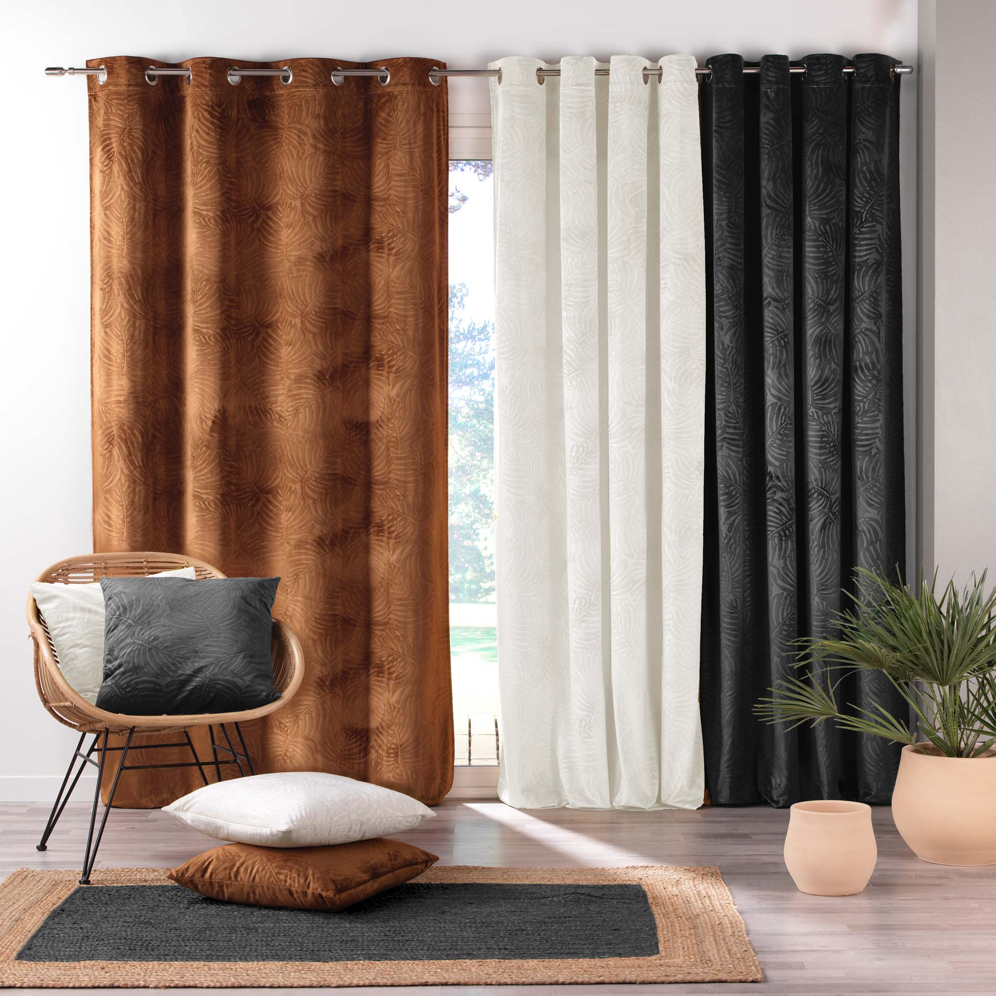 U10 Draperie Blackout Analia Ivoir, 140 x 240 cm