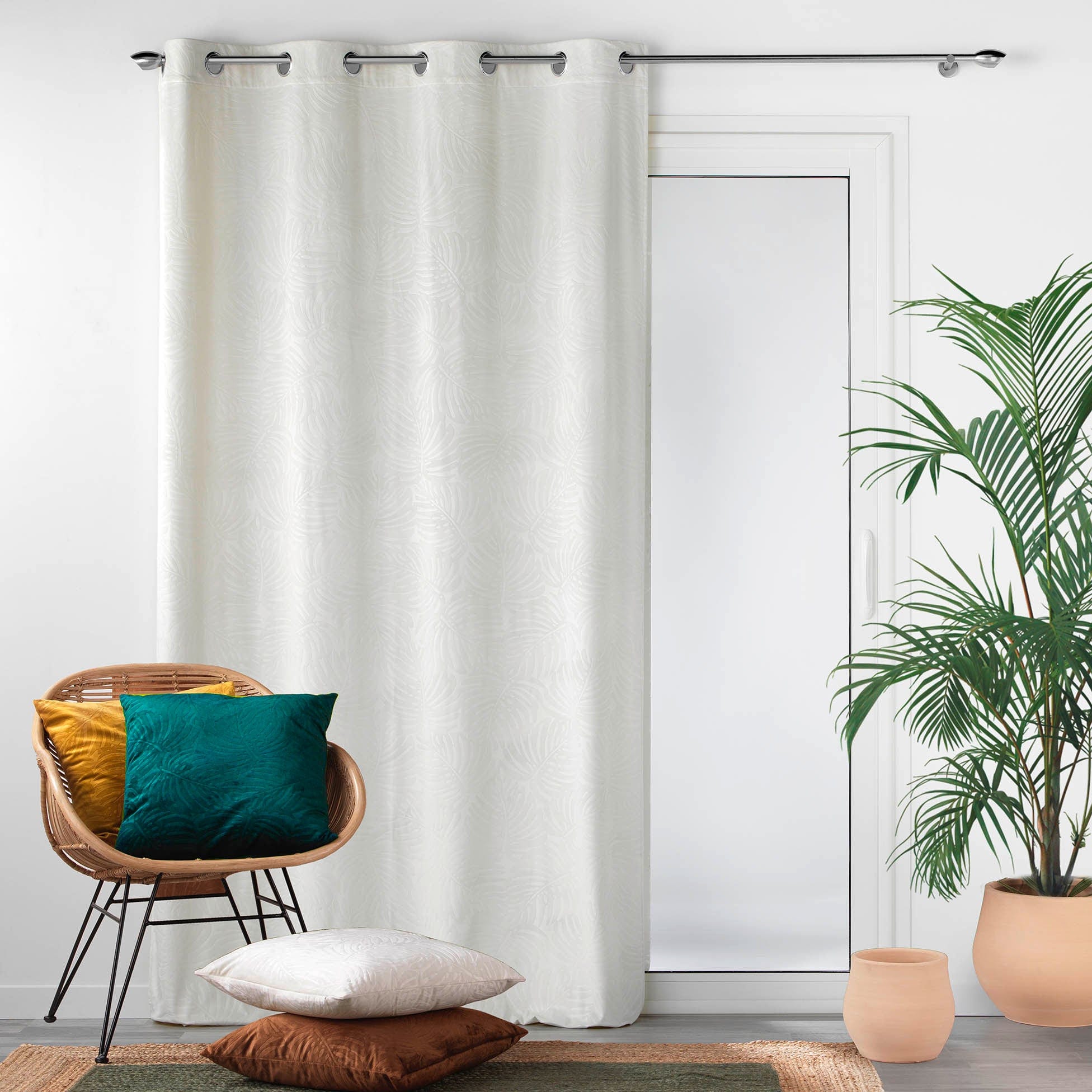 U10 Draperie Blackout Analia Ivoir, 140 x 240 cm