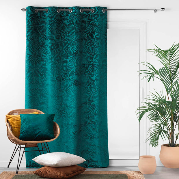 U10 Draperie Blackout Analia Petrol, 140 x 240 cm