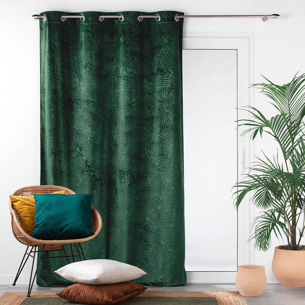 U10 Draperie Blackout Analia Verde Inchis, 140 x 240 cm