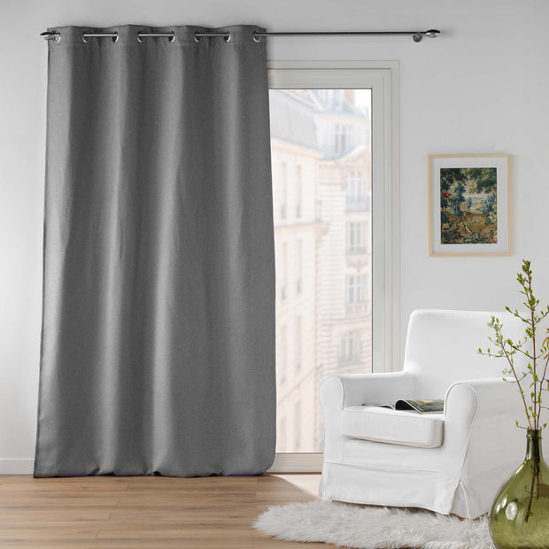 U10 Draperie Blackout Blake Antracit, 135 x 240 cm