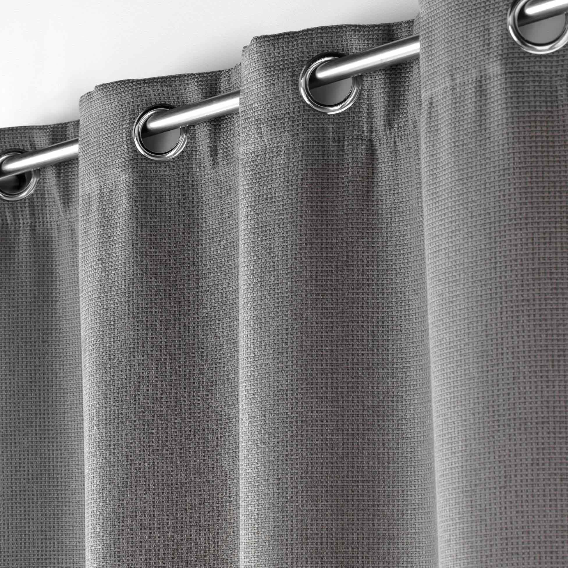 U10 Draperie Blackout Blake Antracit, 135 x 240 cm