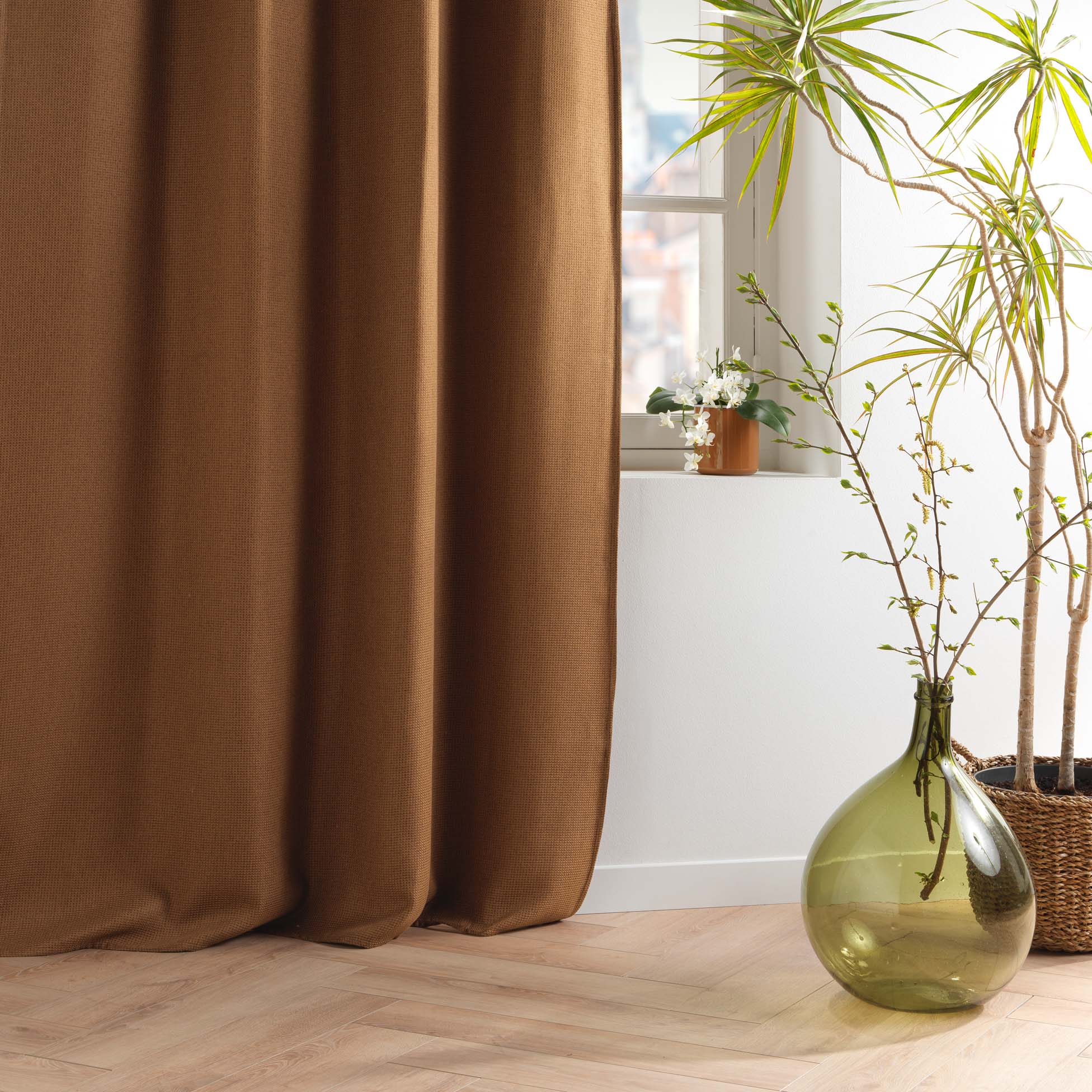 U10 Draperie Blackout Blake Camel, 135 x 240 cm