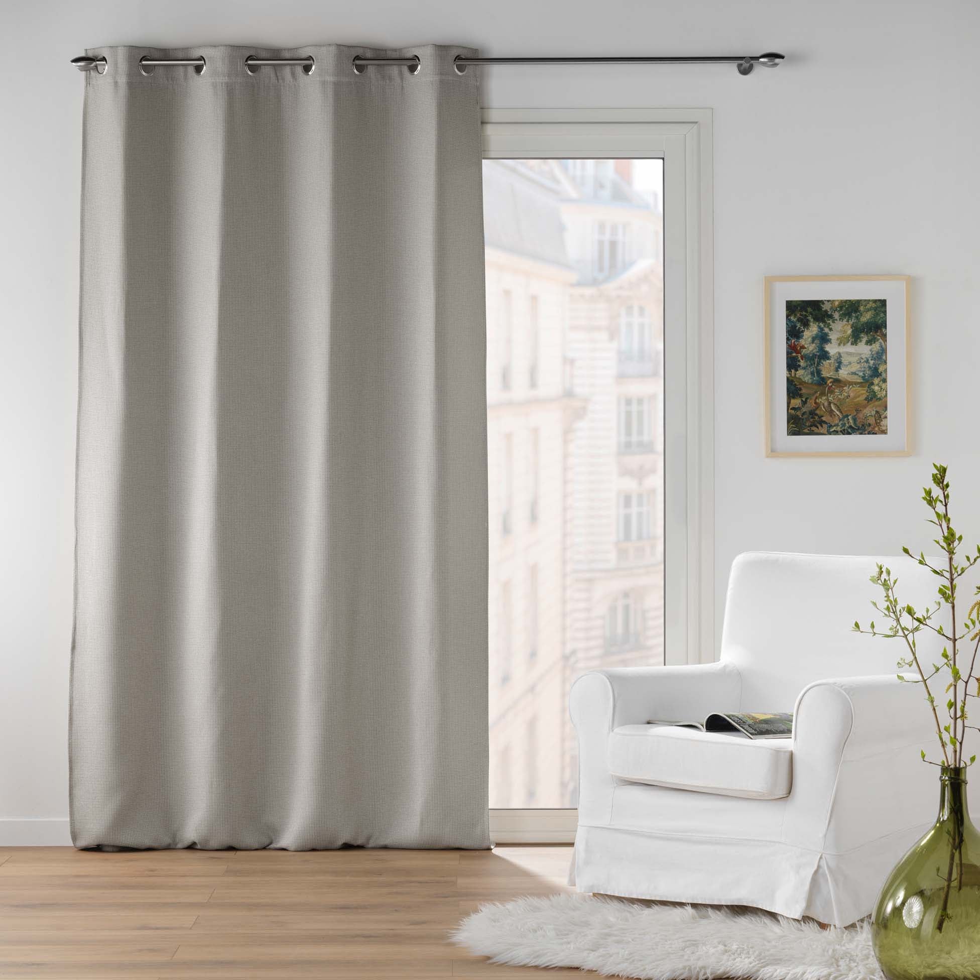 U10 Draperie Blackout Blake Gri, 135 x 240 cm