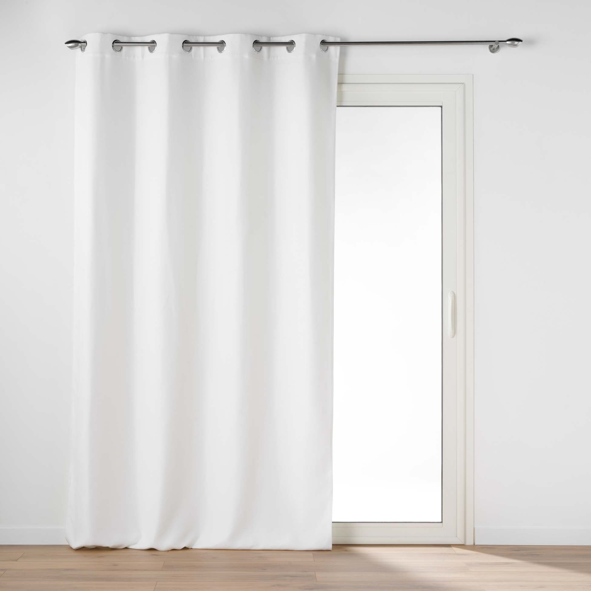 U10 Draperie Blackout Chinea Alb, 135 x 240 cm