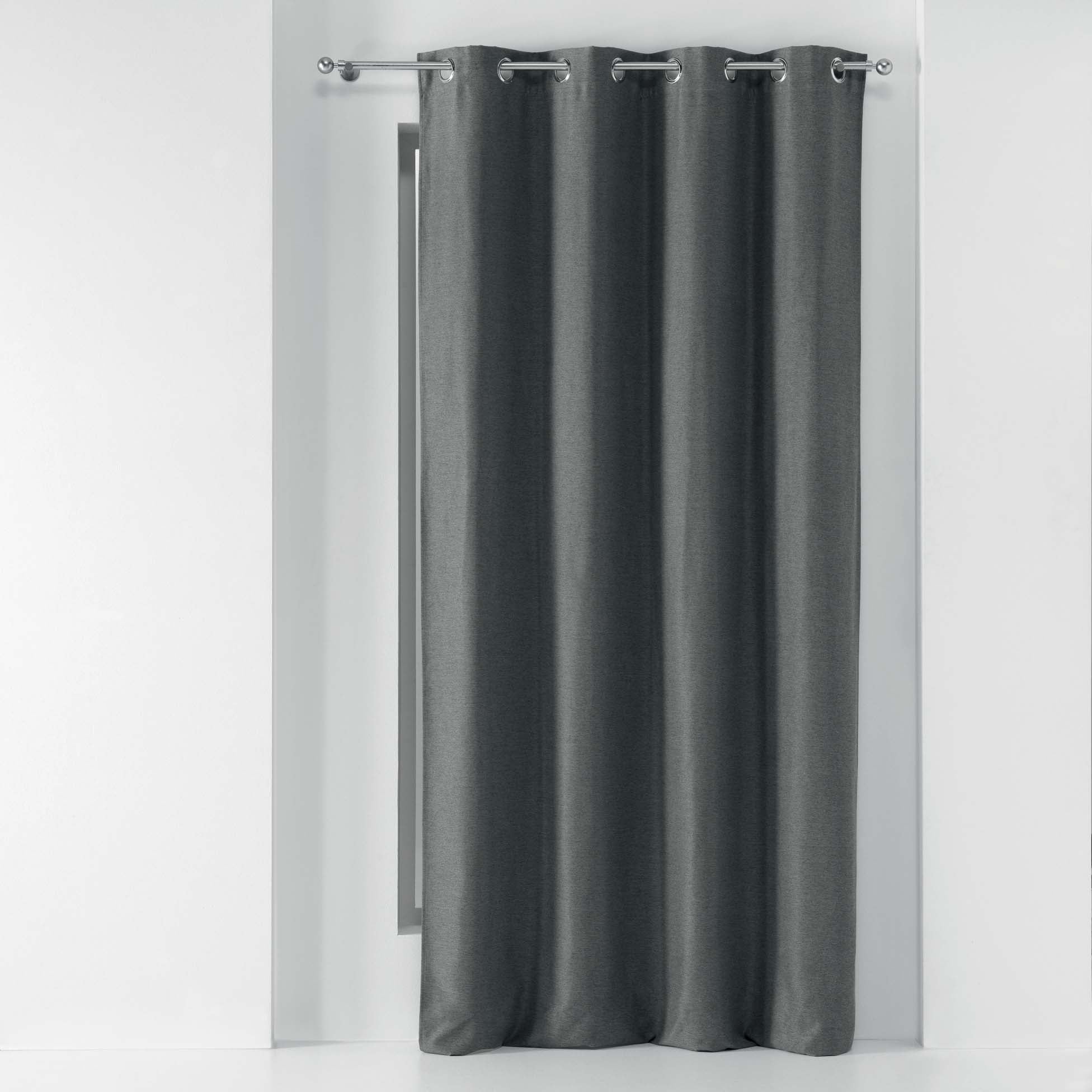 U10 Draperie Blackout Chinea Antracit, 135 x 240 cm