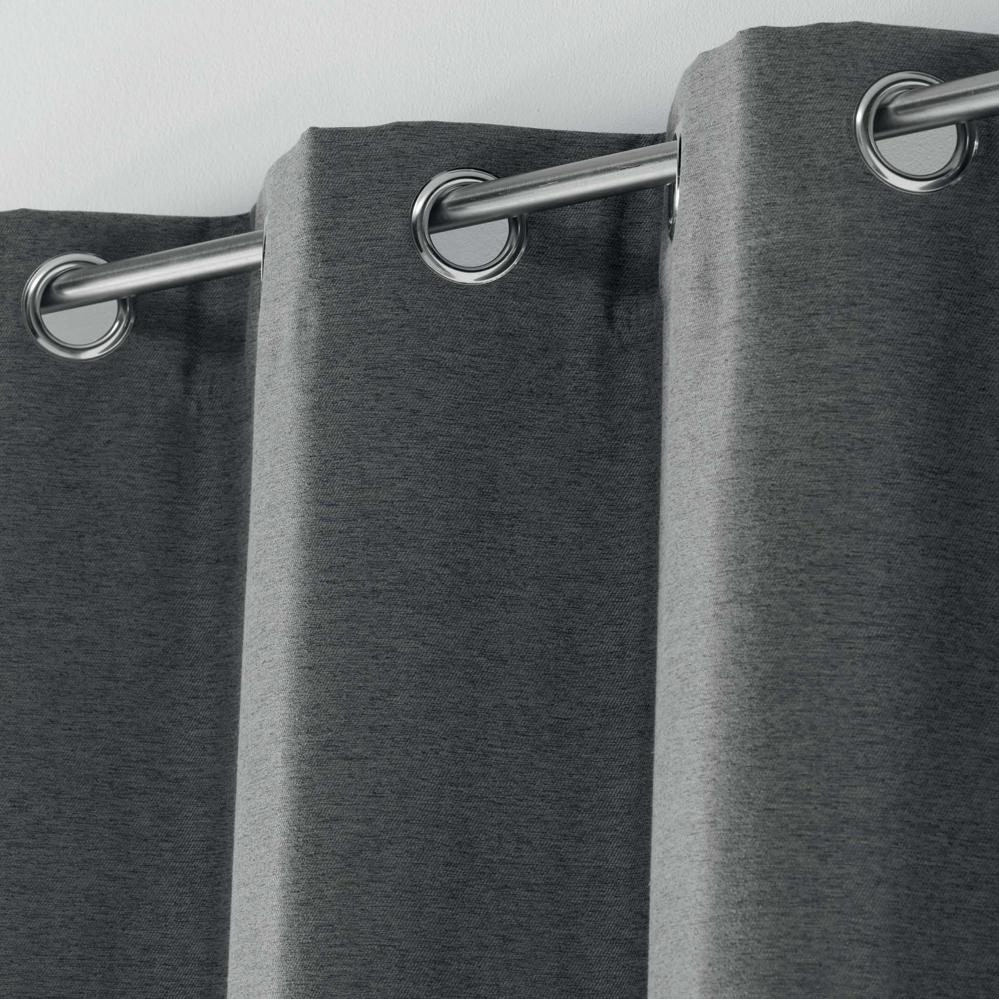 U10 Draperie Blackout Chinea Antracit, 135 x 240 cm