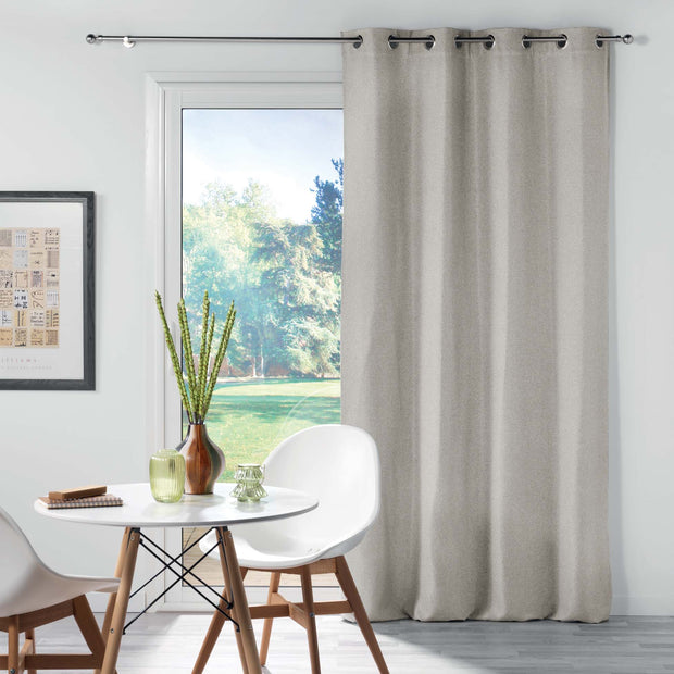 Draperie Blackout Chinea Bej, 135 x 240 cm (1)