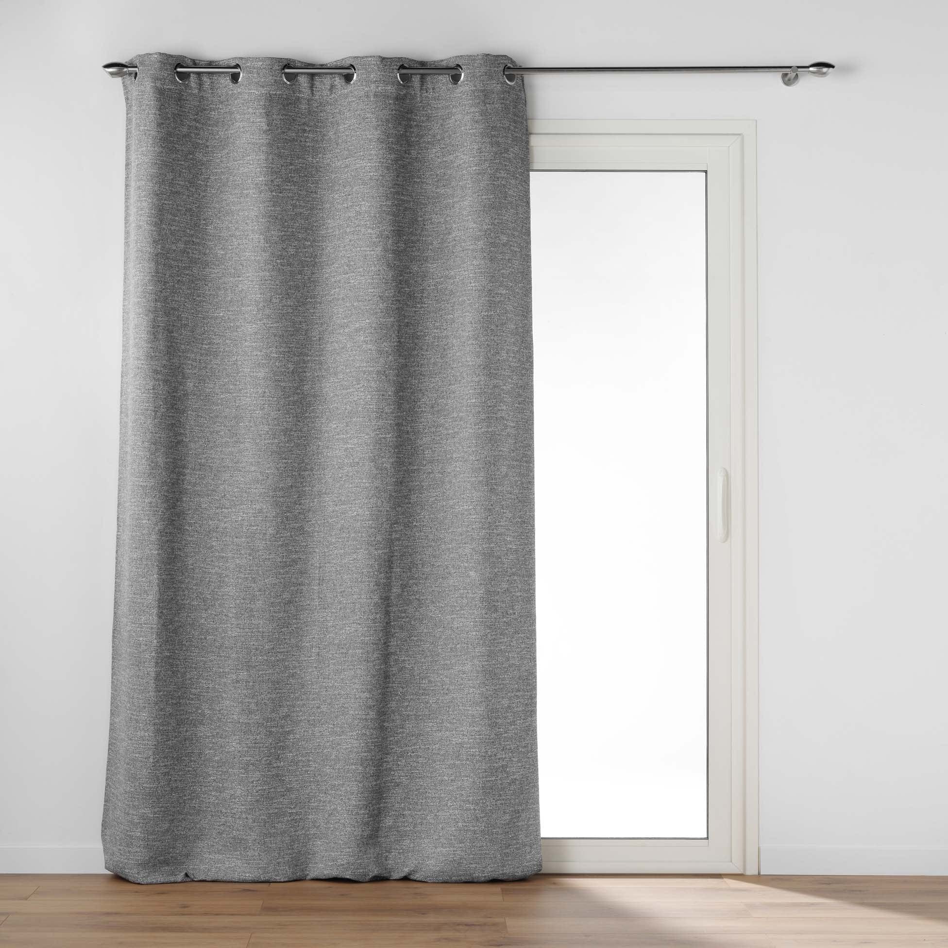 U10 Draperie Blackout Dusky Antracit, 140 x 240 cm