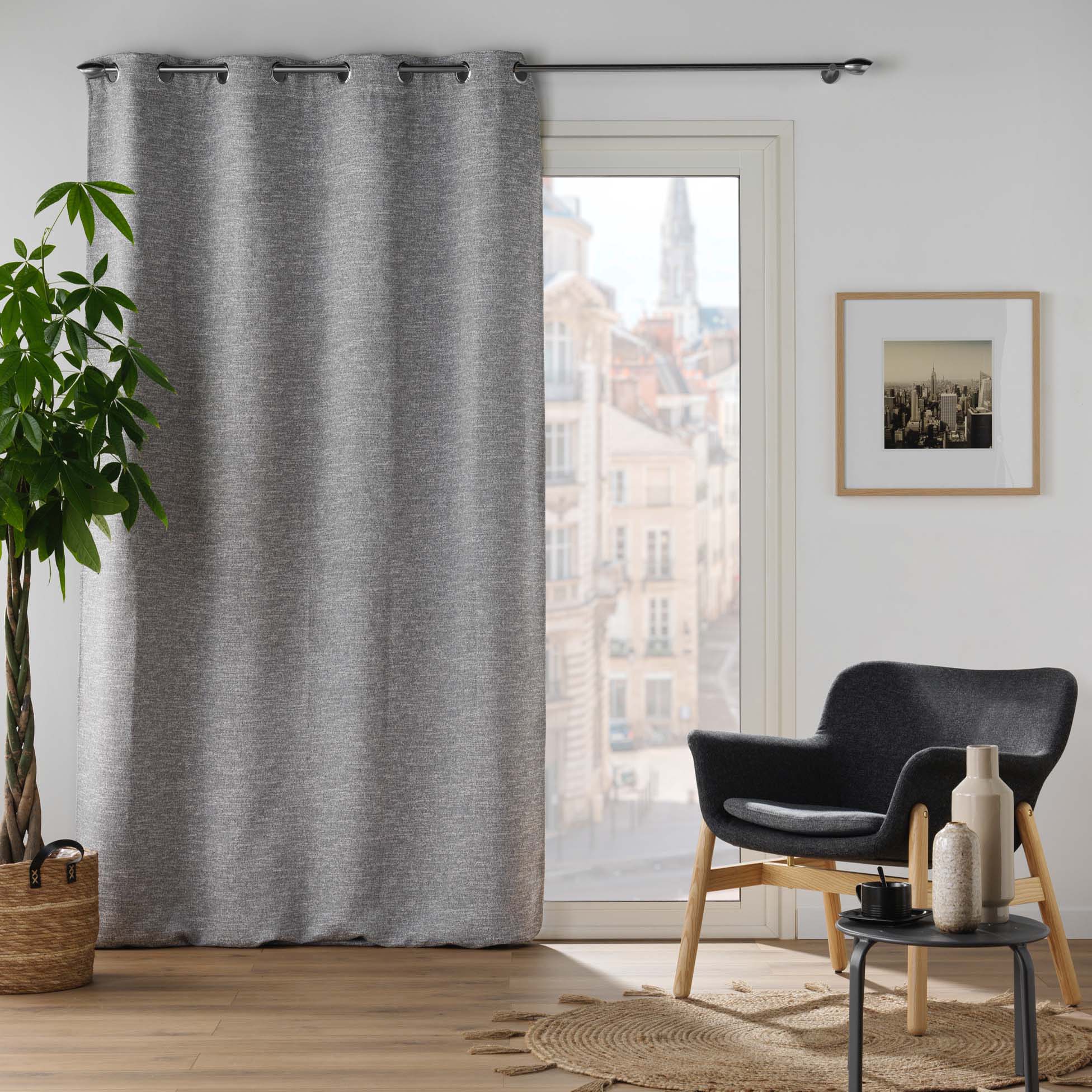 Draperie Blackout Dusky Antracit, 140 x 240 cm (1)