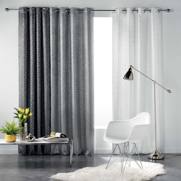 U10 Draperie Blackout Genesis Gri / Argintiu, 135 x 240 cm