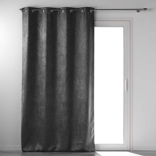 U10 Draperie Blackout Melodie Antracit, 135 x 240 cm