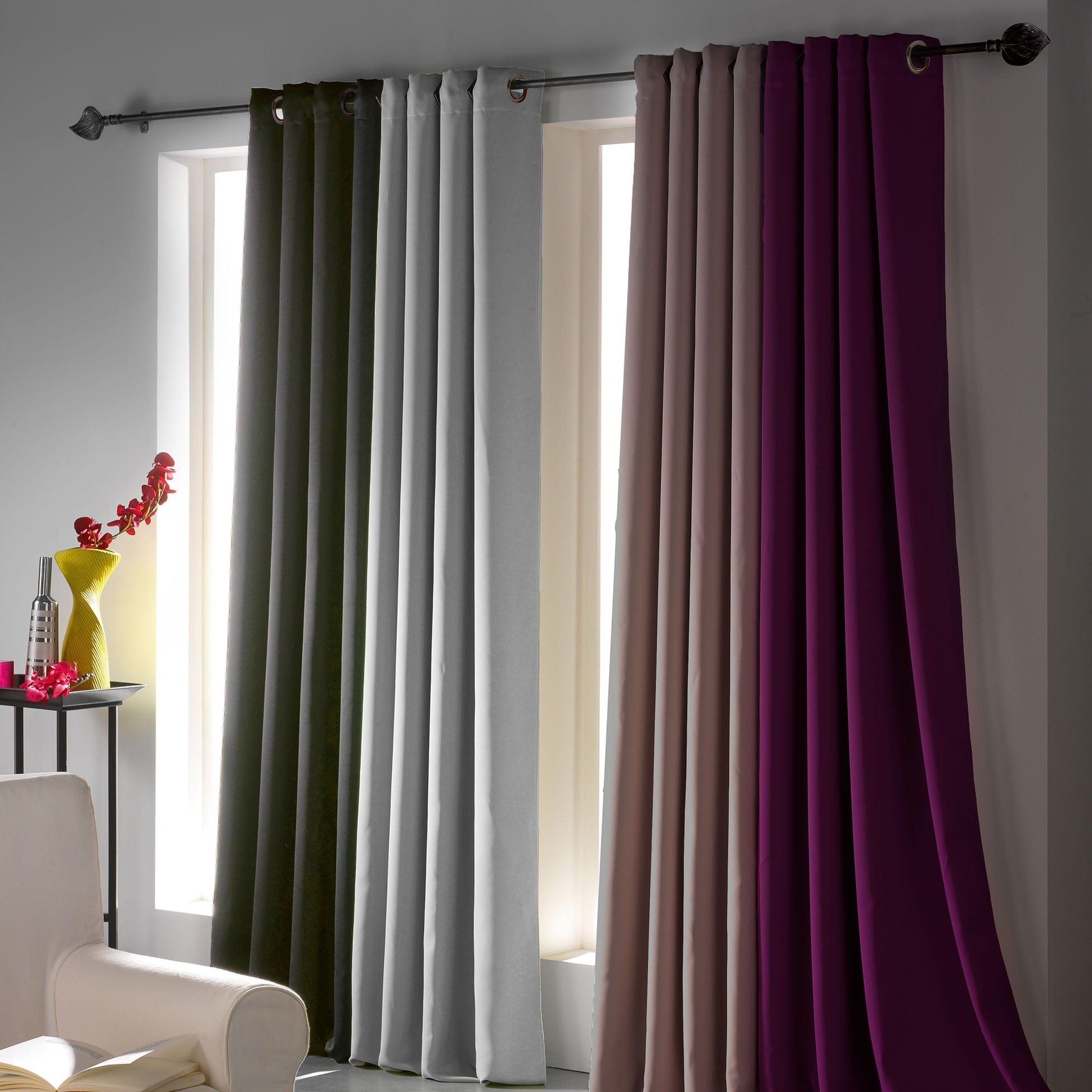 U10 Draperie Blackout Mezzo Galben, 140 x 240 cm