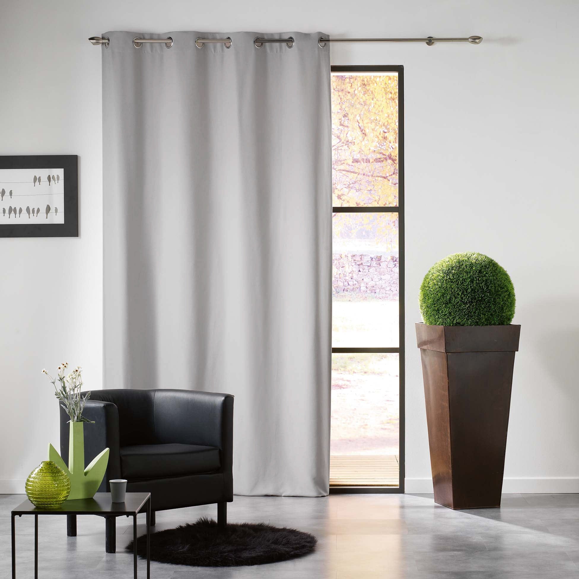 U10 Draperie Blackout Mezzo Gri, 140 x 240 cm