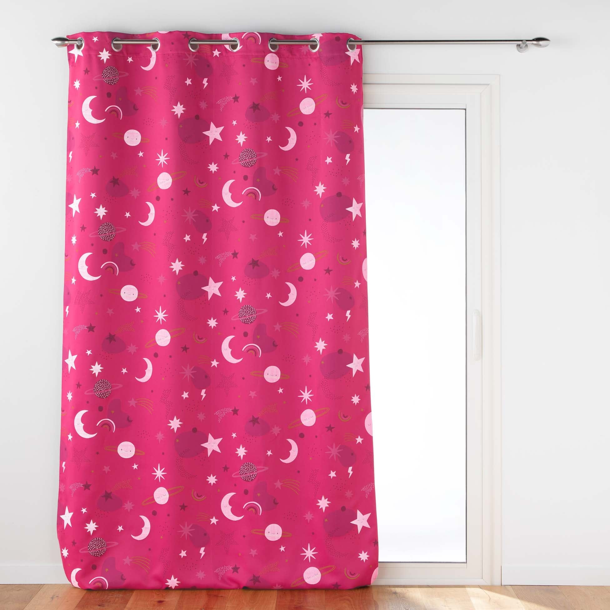 U10 Draperie Blackout Moonlight Fucsia, 140 x 260 cm