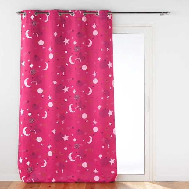 U10 Draperie Blackout Moonlight Fucsia, 140 x 260 cm