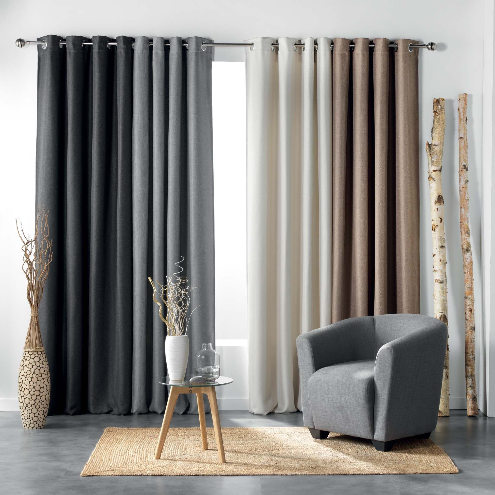 U10 Draperie Blackout Tramina Grej, 135 x 240 cm