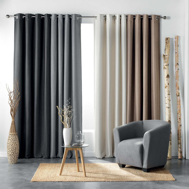 U10 Draperie Blackout Tramina Grej, 135 x 240 cm