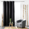U10 Draperie Blackout Tramina Negru, 135 x 240 cm