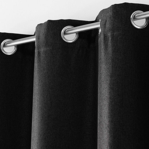 U10 Draperie Blackout Tramina Negru, 135 x 240 cm