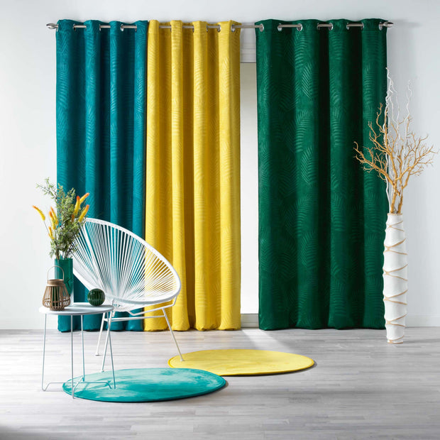 U10 Draperie Blackout Tropicaline Galben, 140 x 240 cm