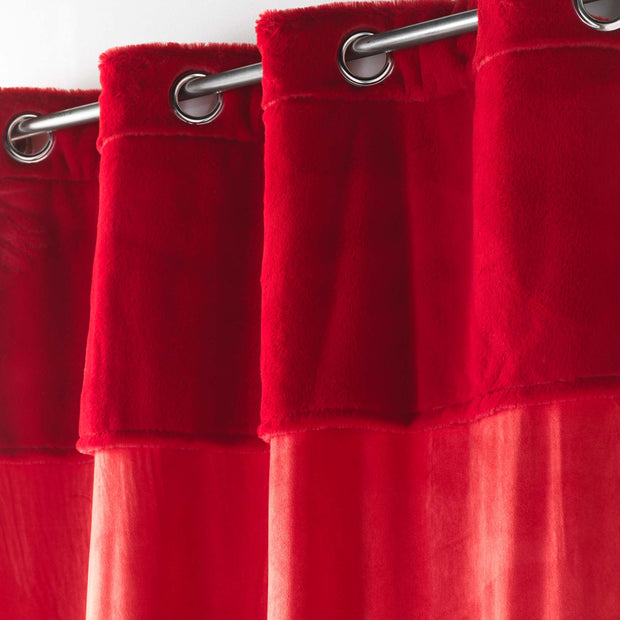 U10 Draperie Caresse Velvet Rosu, 140 x 240 cm