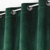 U10 Draperie Casual Velvet Verde Inchis, 140 x 260 cm
