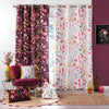 U10 Draperie Florabella Velvet Alb, 140 x 240 cm