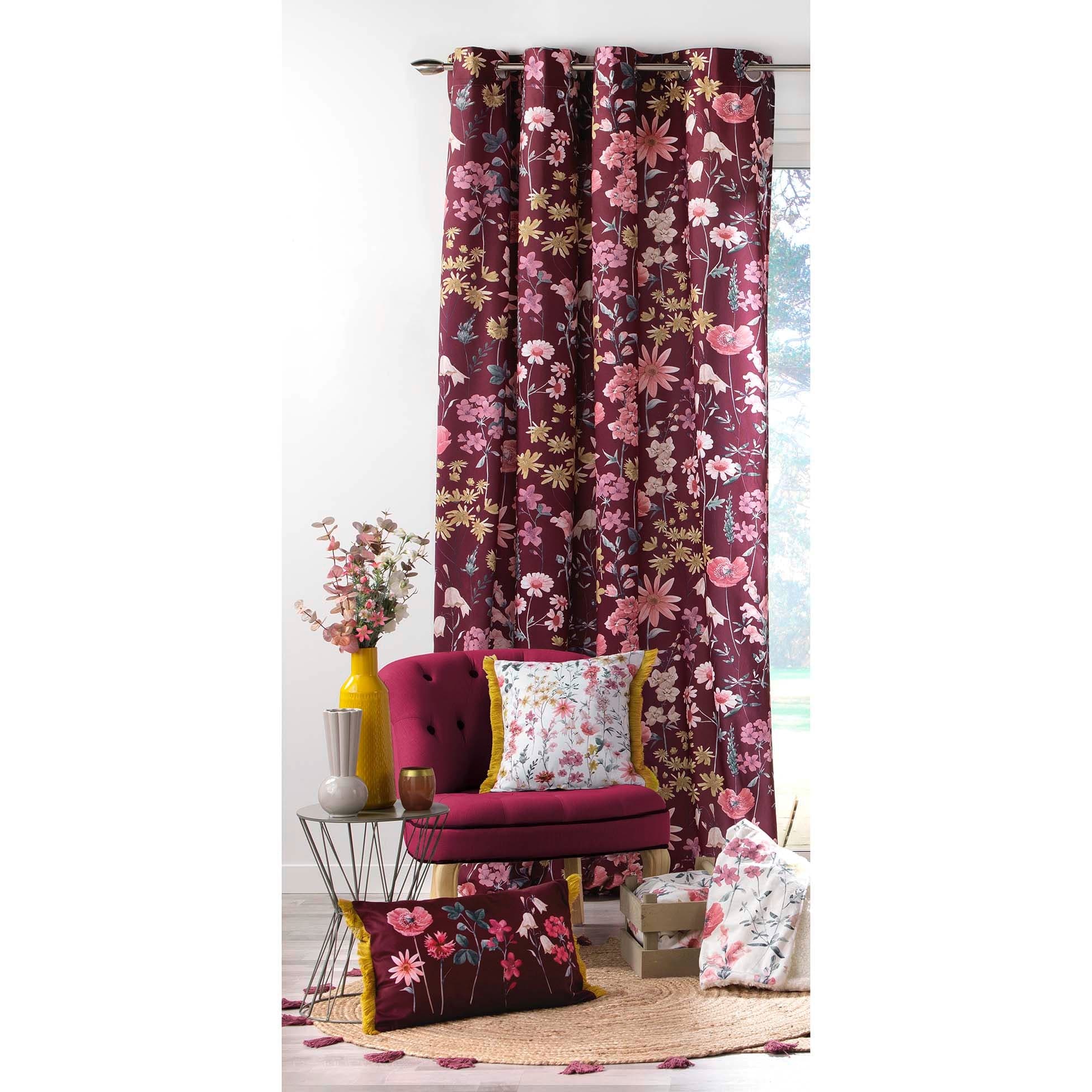 Draperie Florabella Velvet Multicolor, 140 x 240 cm (2)