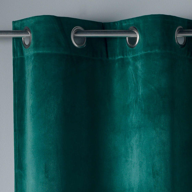 U10 Draperie Velvetine Velvet Petrol, 140 x 240 cm