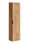 Comad Dulap baie inalt suspendat, din pal si MDF, cu 1 usa, Adel Stejar, l35xA25xH140 cm