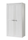 Vipack Dulap din lemn de pin si MDF cu 2 usi, pentru copii Lewis Alb, l100xA59xH200 cm